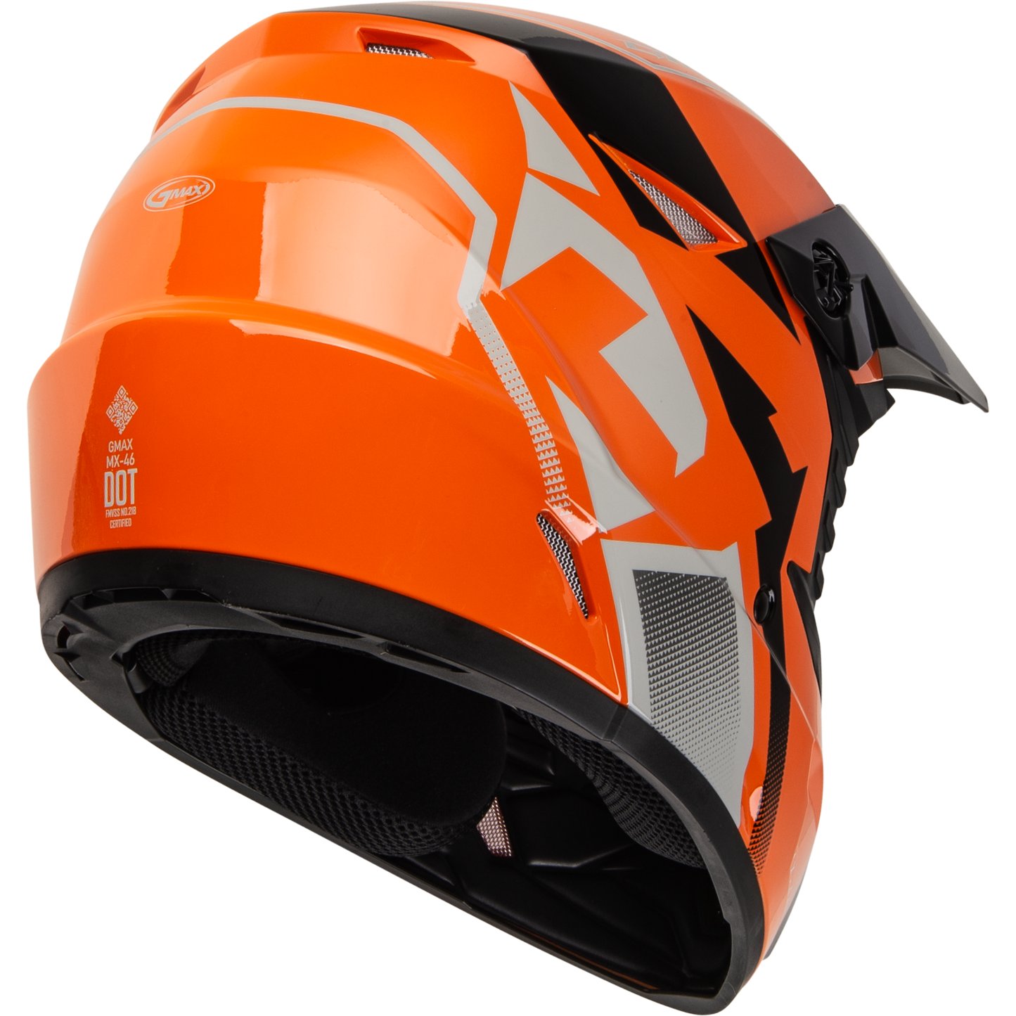 Mx 46 Compound Helmet Orange/Black/Grey Md