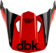 Kinetic Dbk Helmet Visor Black/Red/Grey Xl/2x