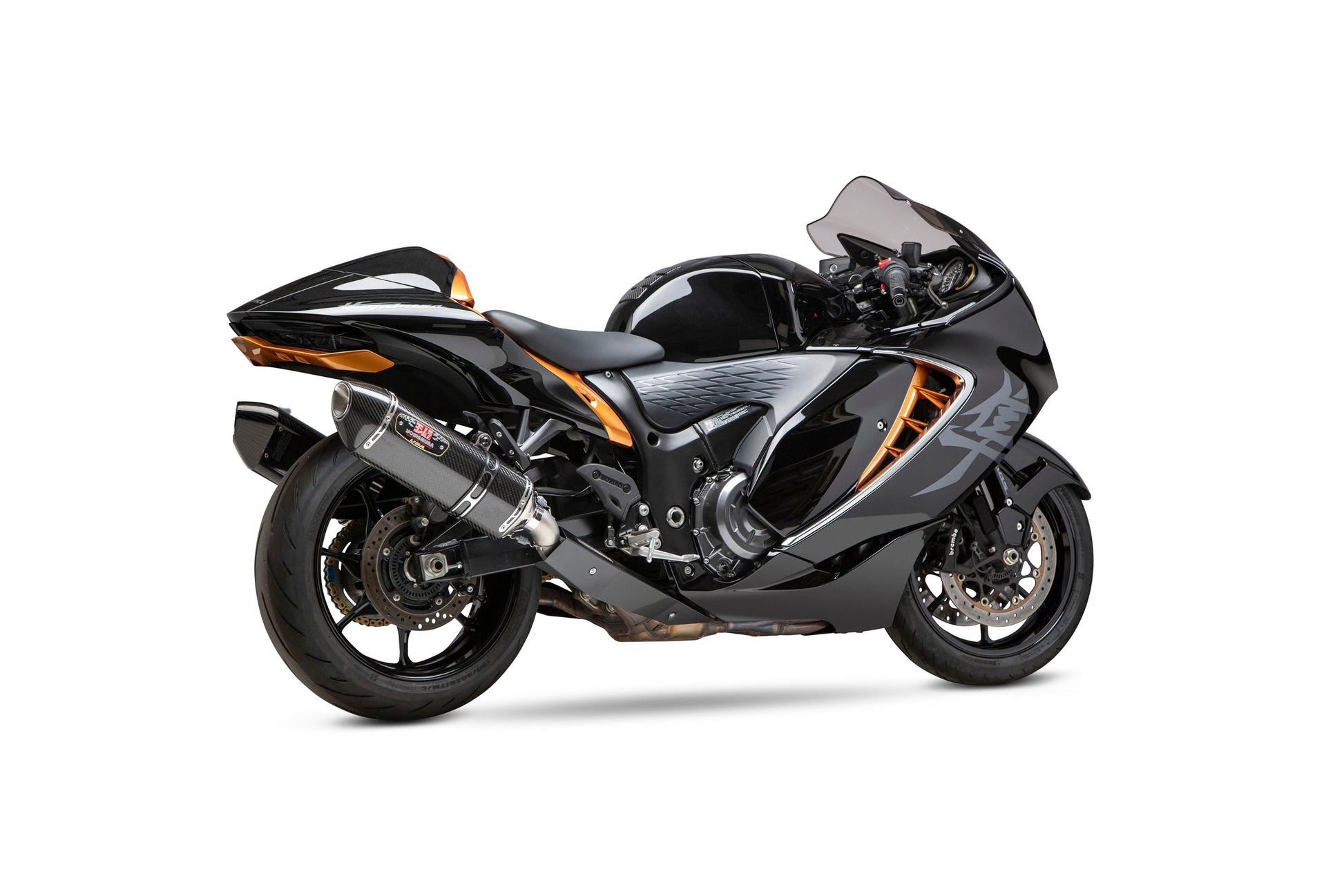 Exhaust Race R77 Slip On Cf/Cf Suz