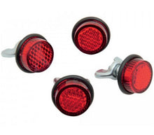 Mini Reflectors Red 4/Pk
