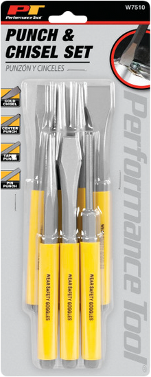 7 Pc Punch / Chisel Set