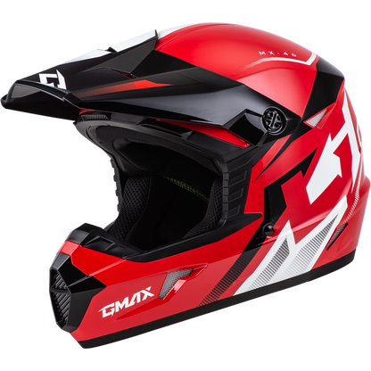 Mx 46 Compound Helmet Red/Black/White Sm