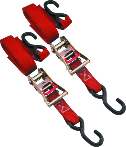 BikeMaster Tiedown 1-1/2 Ratchet - Red