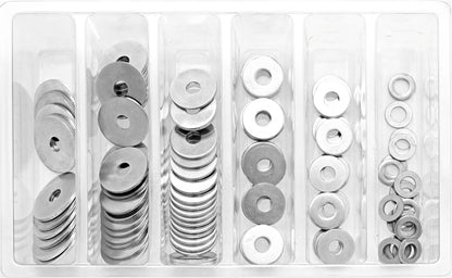 M6 Fender Washer Assortment 120 Piece Kit
