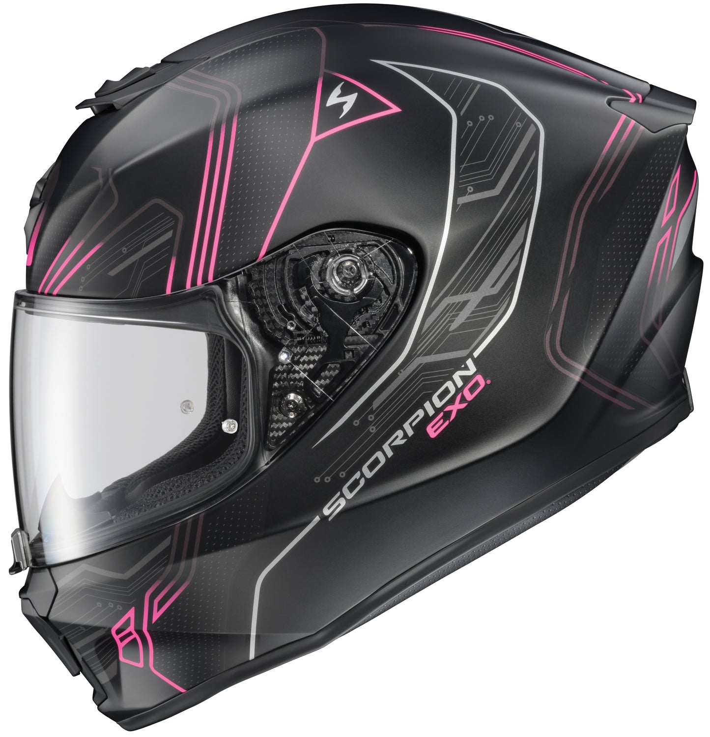 Exo R330 Full Face Helmet Bendr White/Pink Lg