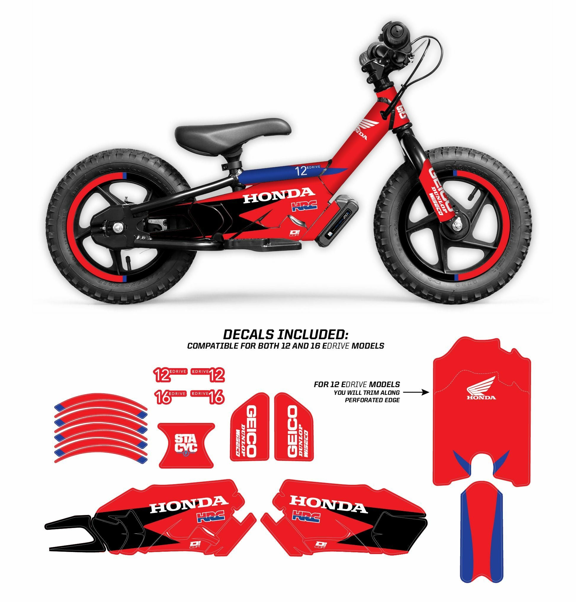 Graphic Kit Stacyc Hrc Graphic Kit Stacyc 12" & 16"
