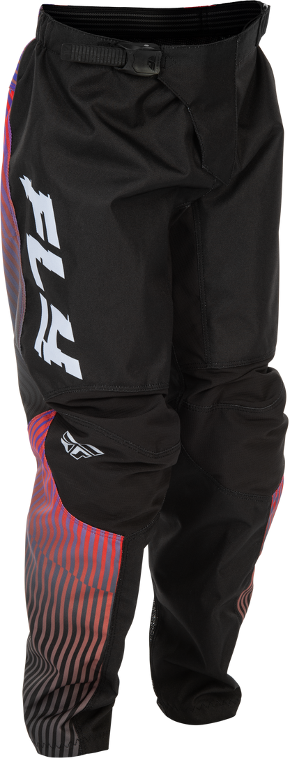 Youth F 16 Pants Black/Red/Purple Sz 22