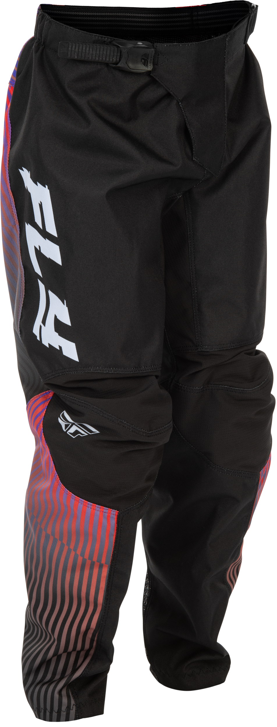 Youth F 16 Pants Black/Red/Purple Sz 24