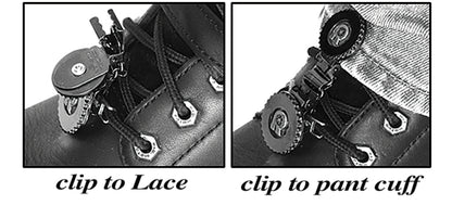 Clips For Laced Boots Bones/Skull