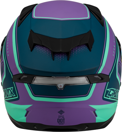 Ff 98 Aftershock Helmet Matte Purple/Blue Sm