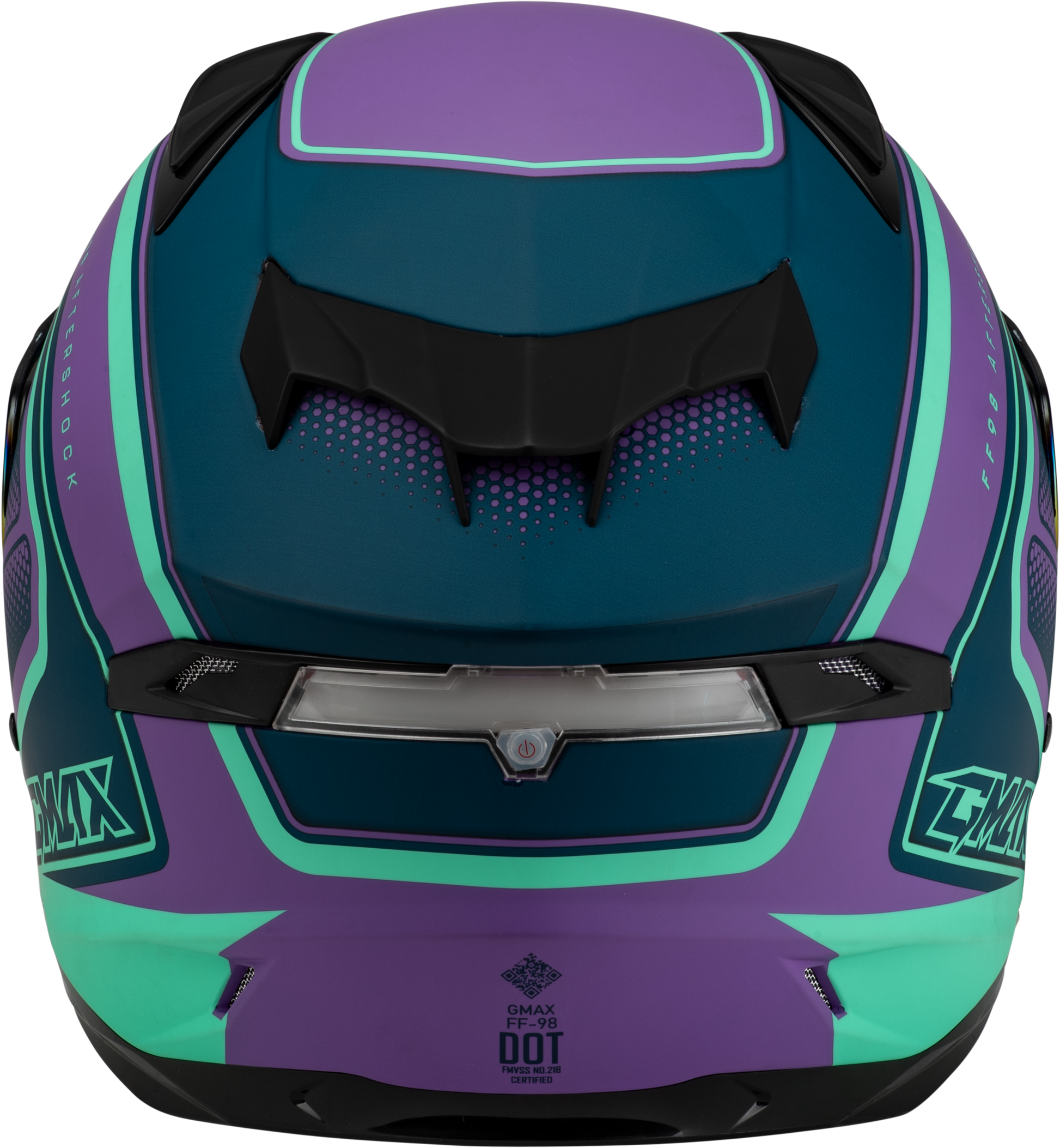 Ff 98 Aftershock Helmet Matte Purple/Blue Xl