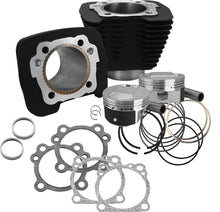 S&S Cycle 86-21 Sportster Models High Compression 1250cc Conversion Kit - Wrinkle Black