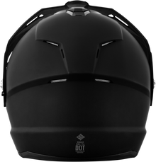 Md 74 Solid Helmets Matte Black Xs