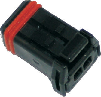 Mx 1900 2 Pin Black Socket Housing Hd# 72906 11