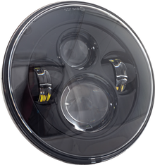 7" Headlight Black W/ Mnt Adapter