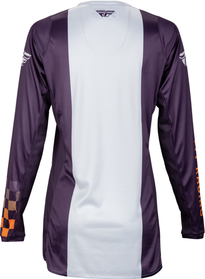 Women's Lite Jersey Deep Purple/Wht/Neon Coral Md
