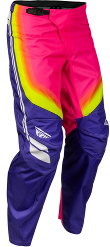 F 16 Raze Pants Purple/Pink/Yellow Sz 40