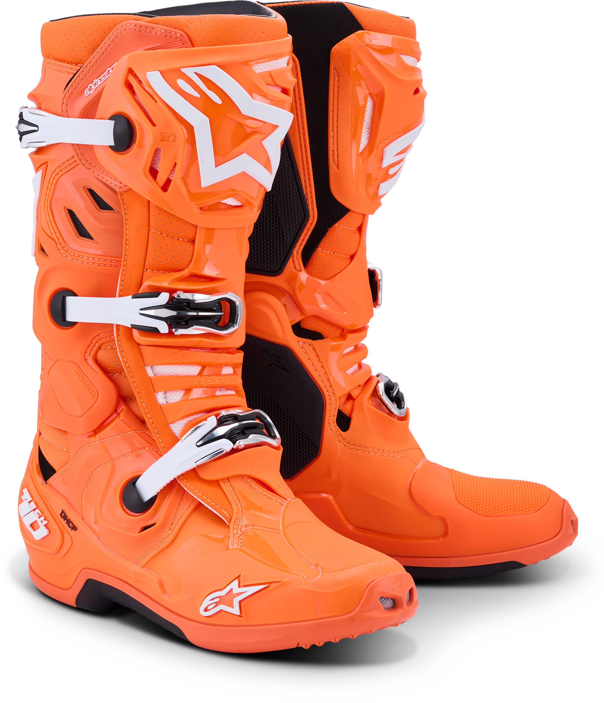 Tech 10 Supervented Orange Fluo/Black/White 12