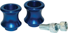 Swingarm Spools 10mm Blu Kaw