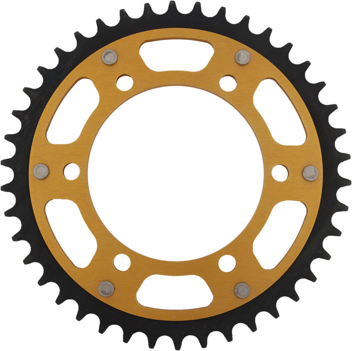 Rear Stealth Sprocket Alu/Stl 42t 520 Gld Hon/Kaw