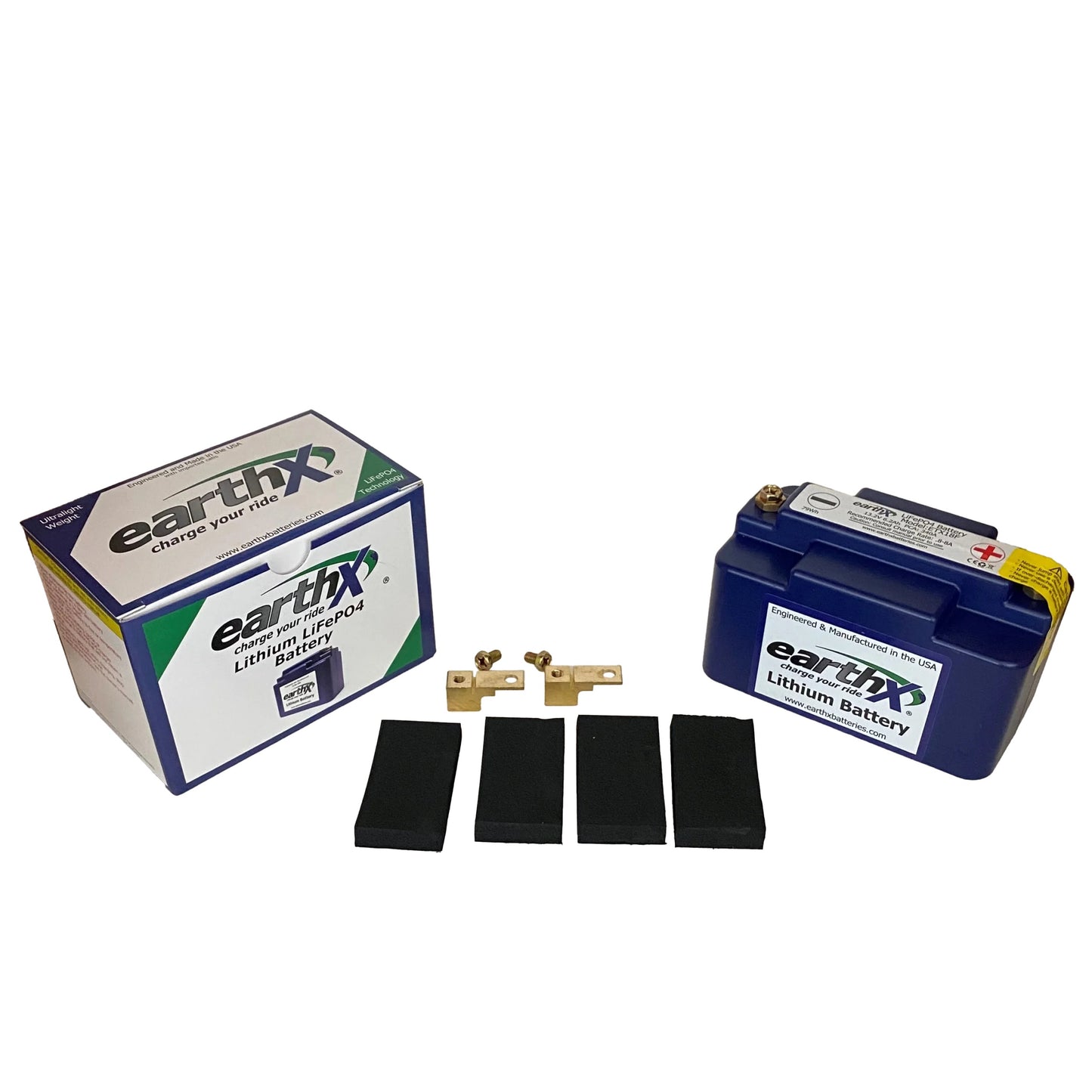 EarthX ETX18F Lithium Motorcycle and Powersports Battery