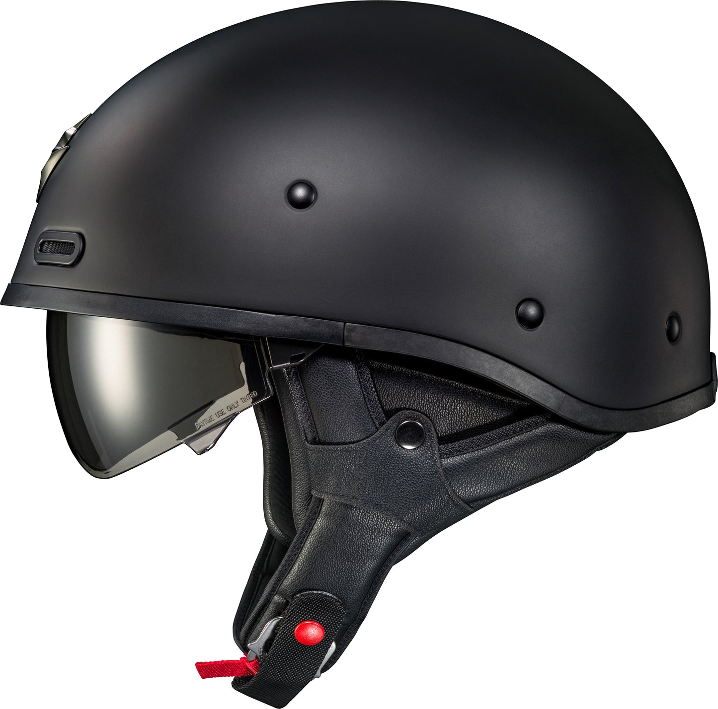 Covert X Open Face Helmet Matte Black Lg