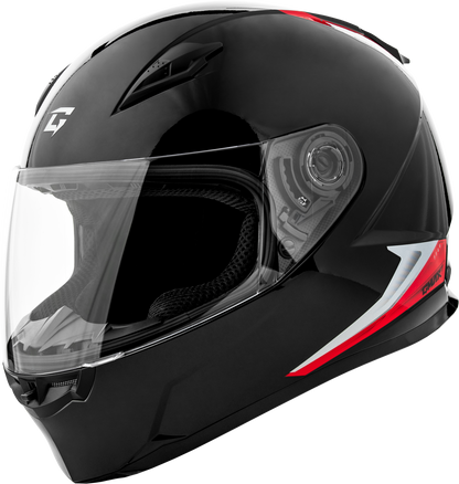 Ff 49 Syth Helmet Black/Red Lg