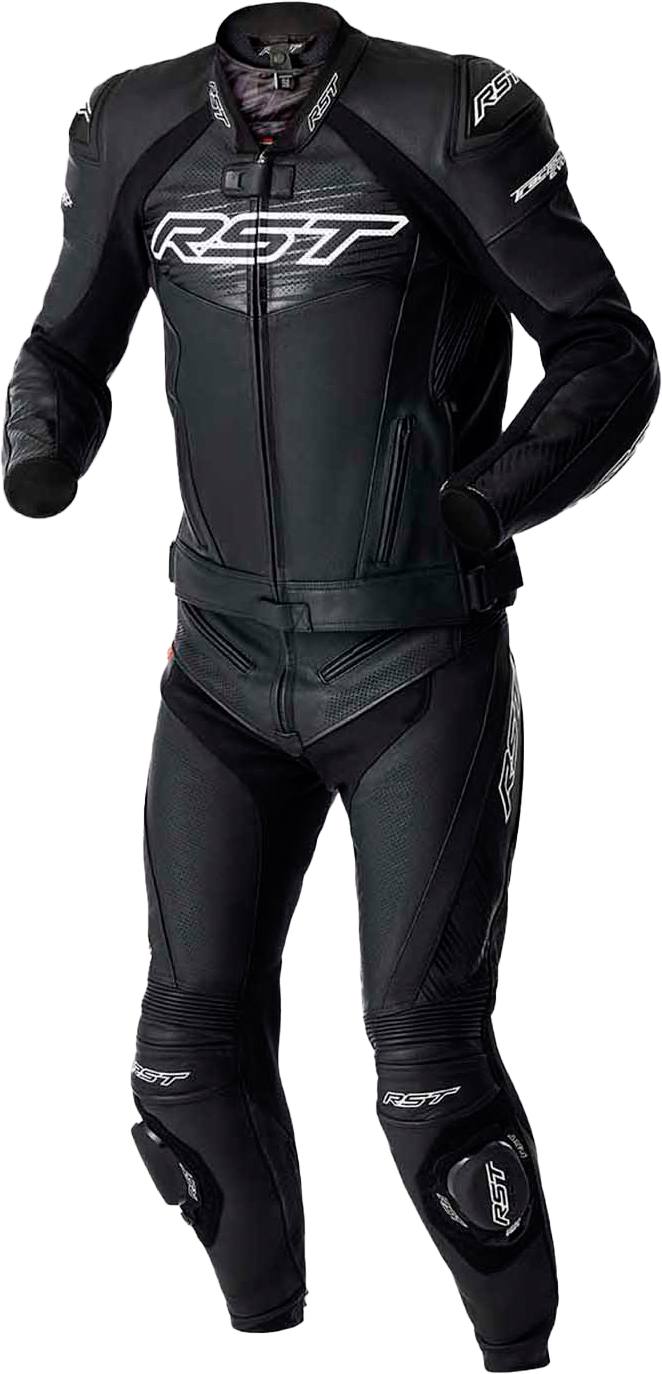 Tractech Evo D3o Jacket Blk/Whi Leather Md