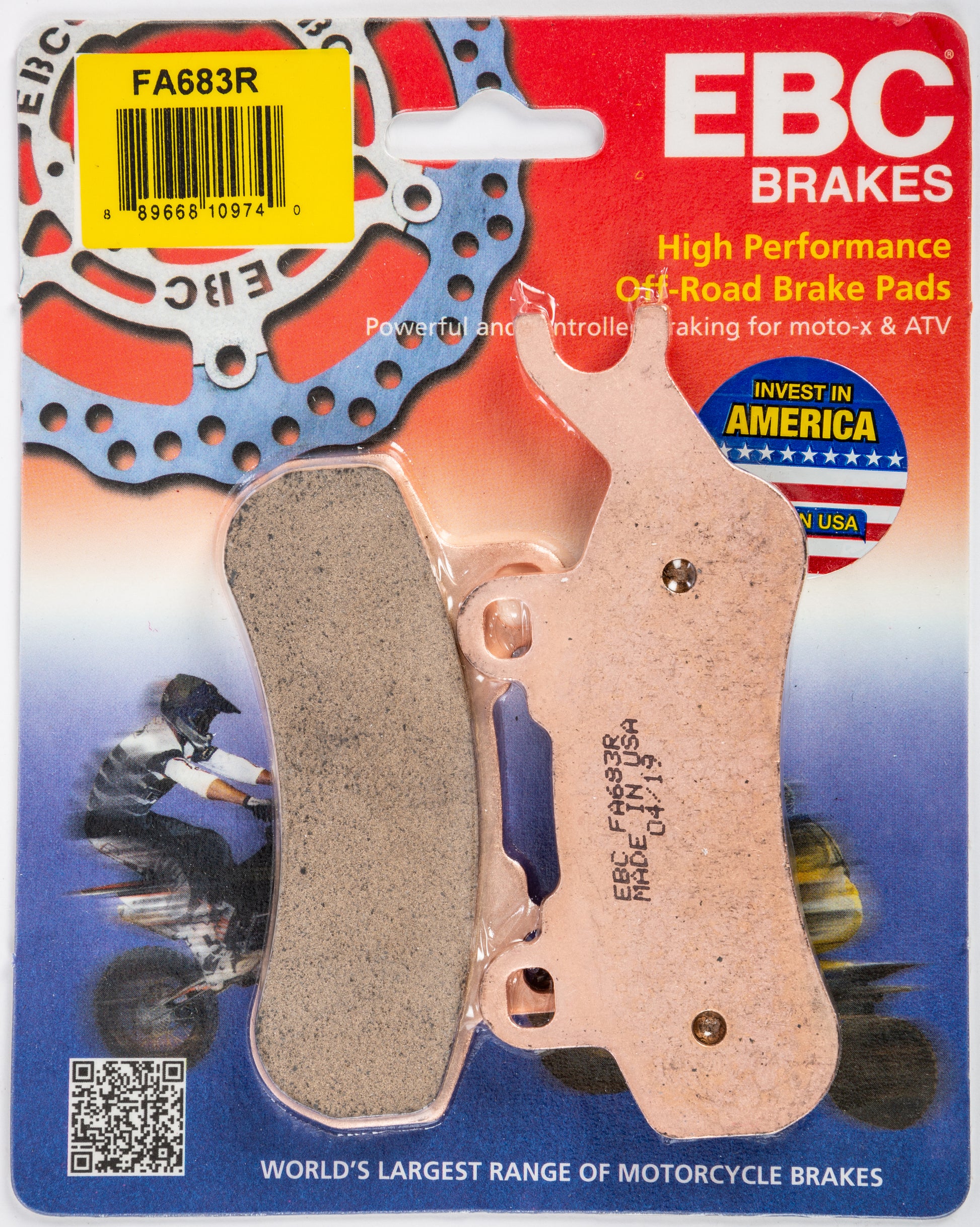 Brake Pads Fa683r Sintered R Series