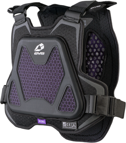 Evo Chest Protector W/Rezro Black Youth
