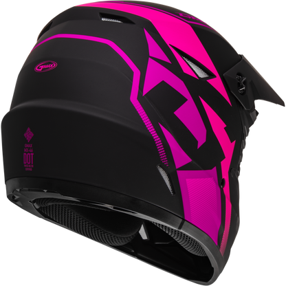 Mx 46 Compound Helmet Matte Black/Pink Ys