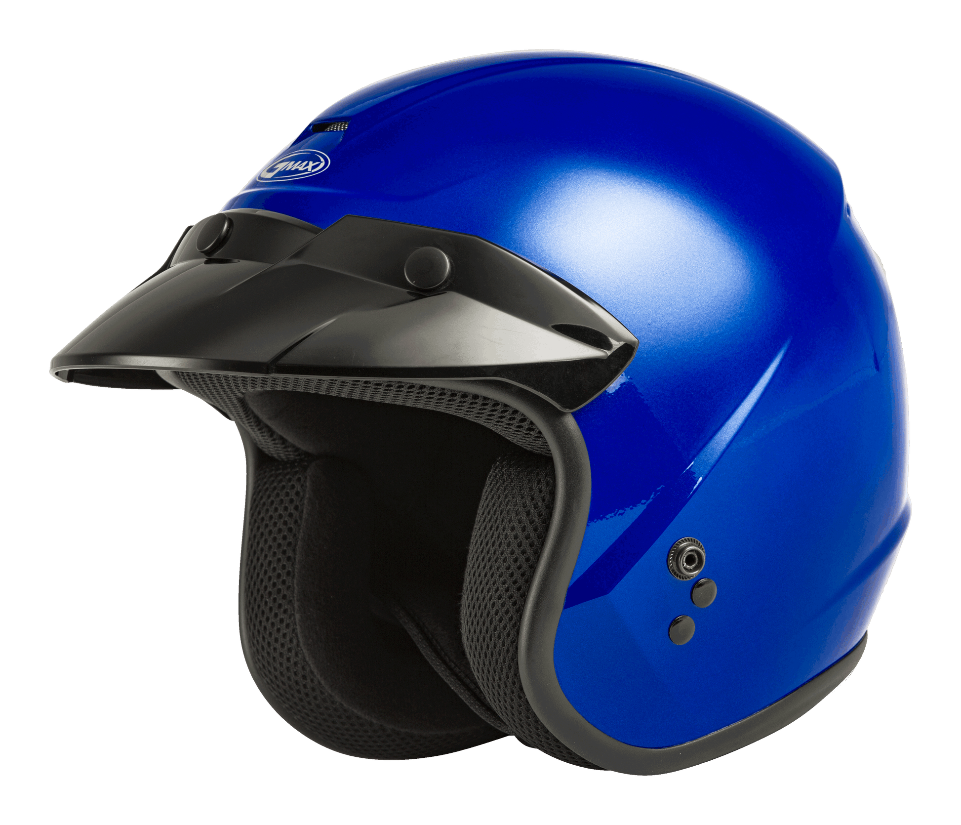 Of 2 Open Face Helmet Blue 2x