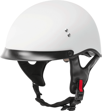 Hh 65 Half Helmet Full Dressed Matte White Lg