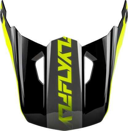 Kinetic Crest Helmet Visor Grey/Black/Hi Vis Xl/2x