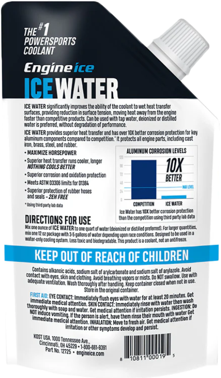 Ice Water Racing Coolant Glycol Free 12 Oz