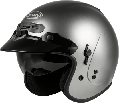 Gm 32 Open Face Helmet Titanium Sm