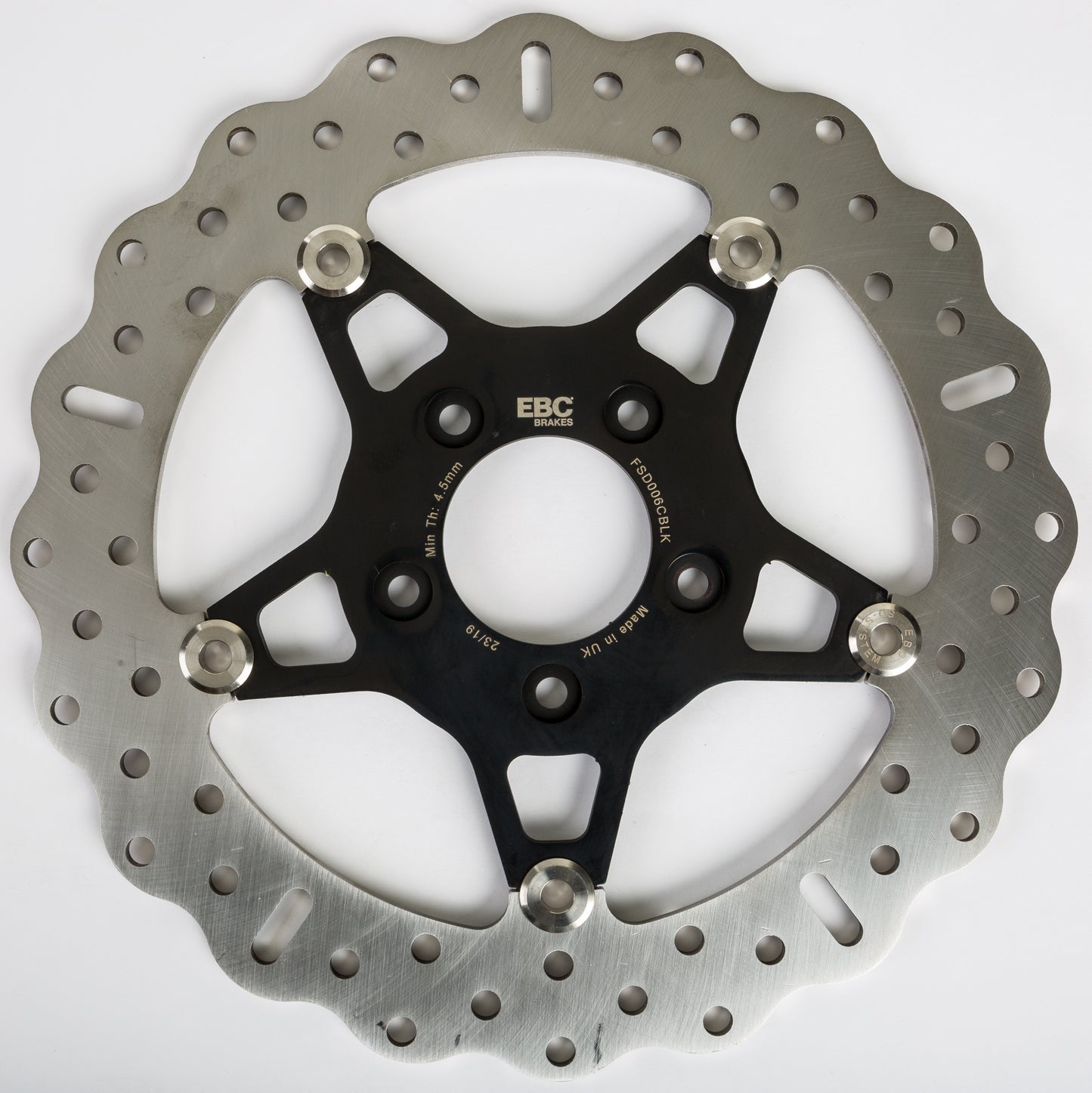 V Twin Street Rotor Fsd006cblk Floating 5 Spoke Front