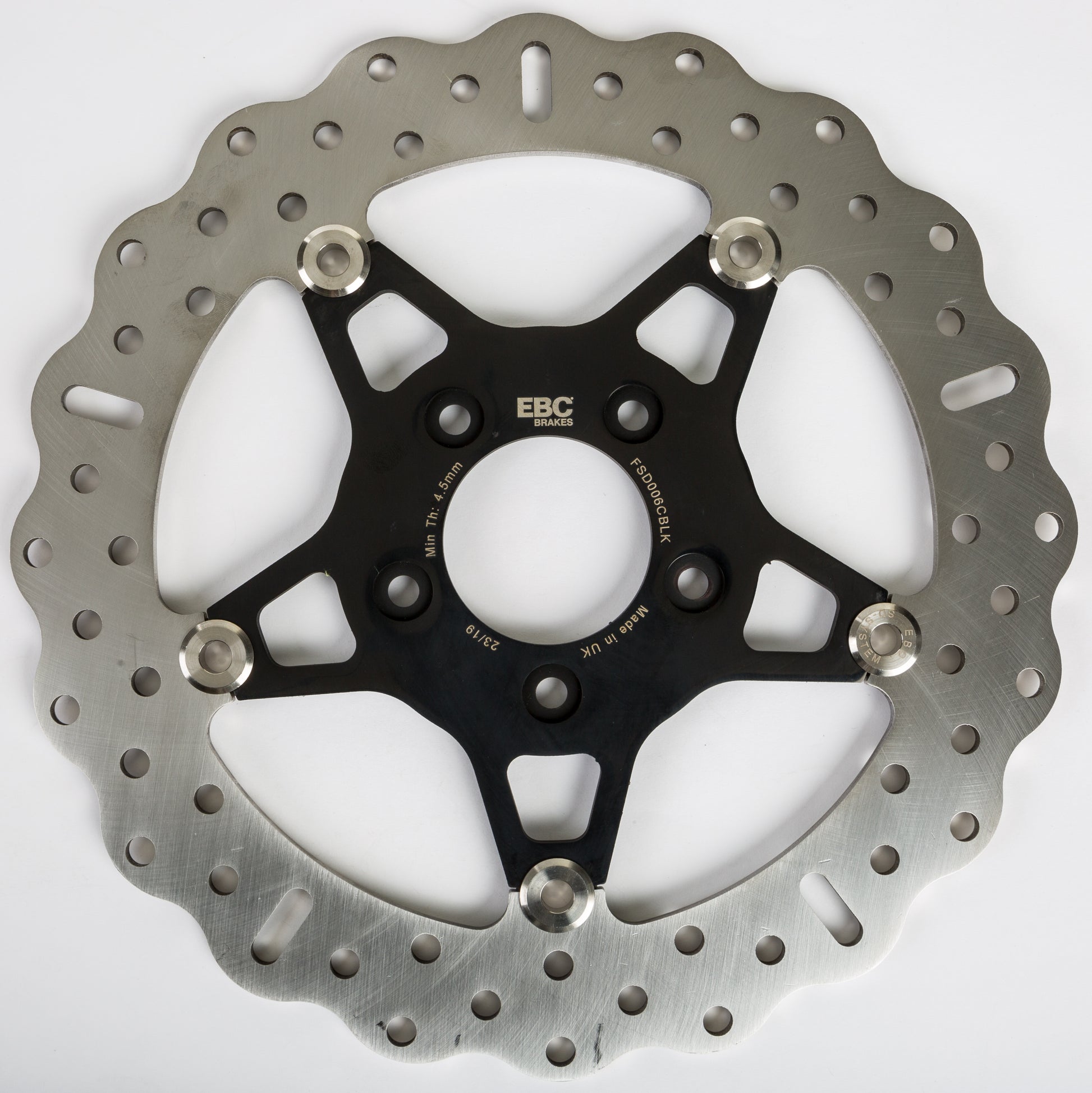 V Twin Street Rotor Fsd006cblk Floating 5 Spoke Front