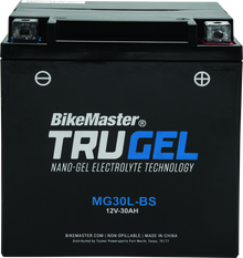 BikeMaster TruGel Battery - MG30L-BS