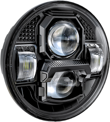5 3/4" Led Headlight Rugged Ultra View Black