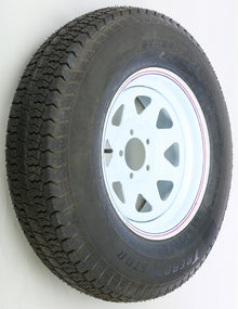 Trailer Tire And Wheel Assembly White