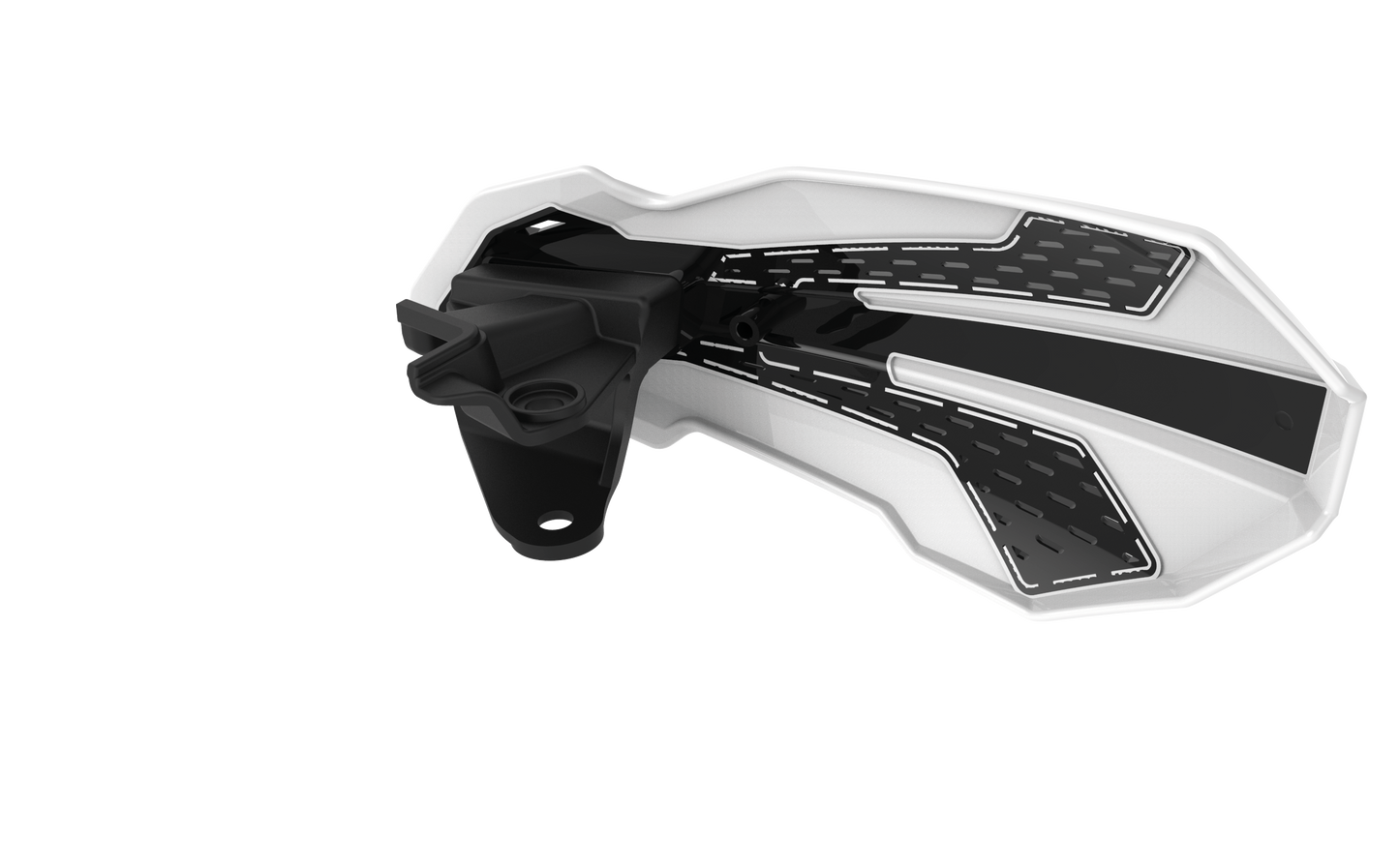 Mx Flow Handguards White/Black