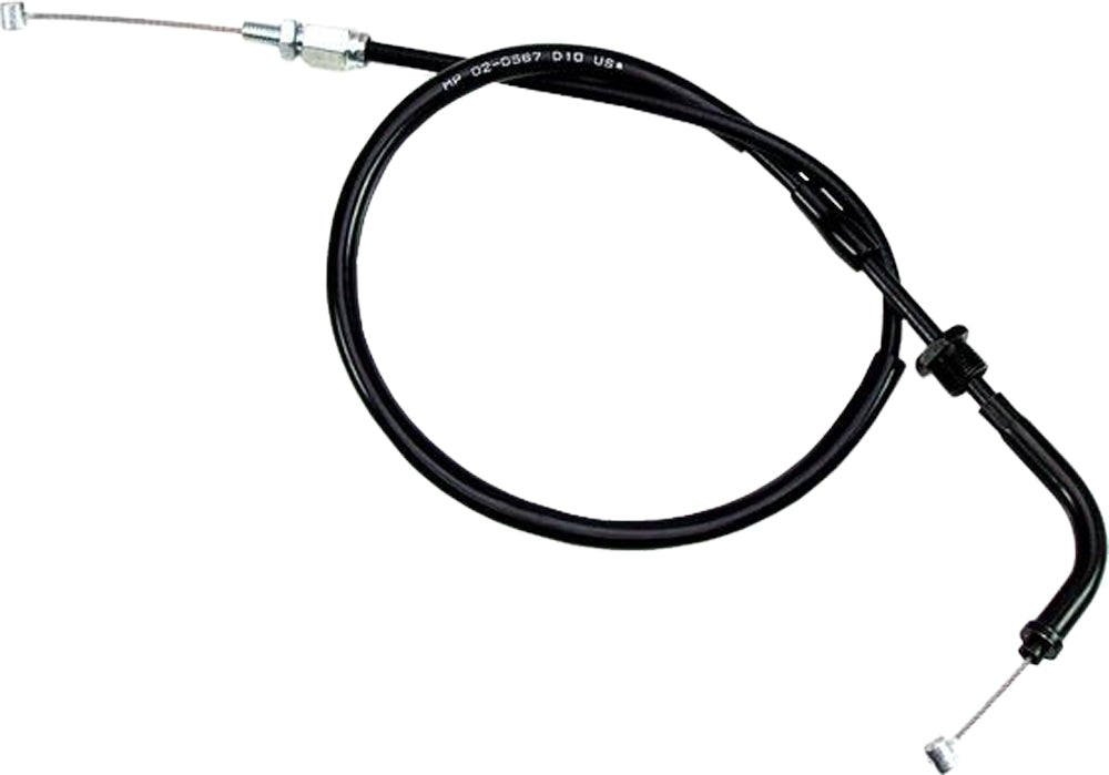 Black Vinyl Throttle Push Cable