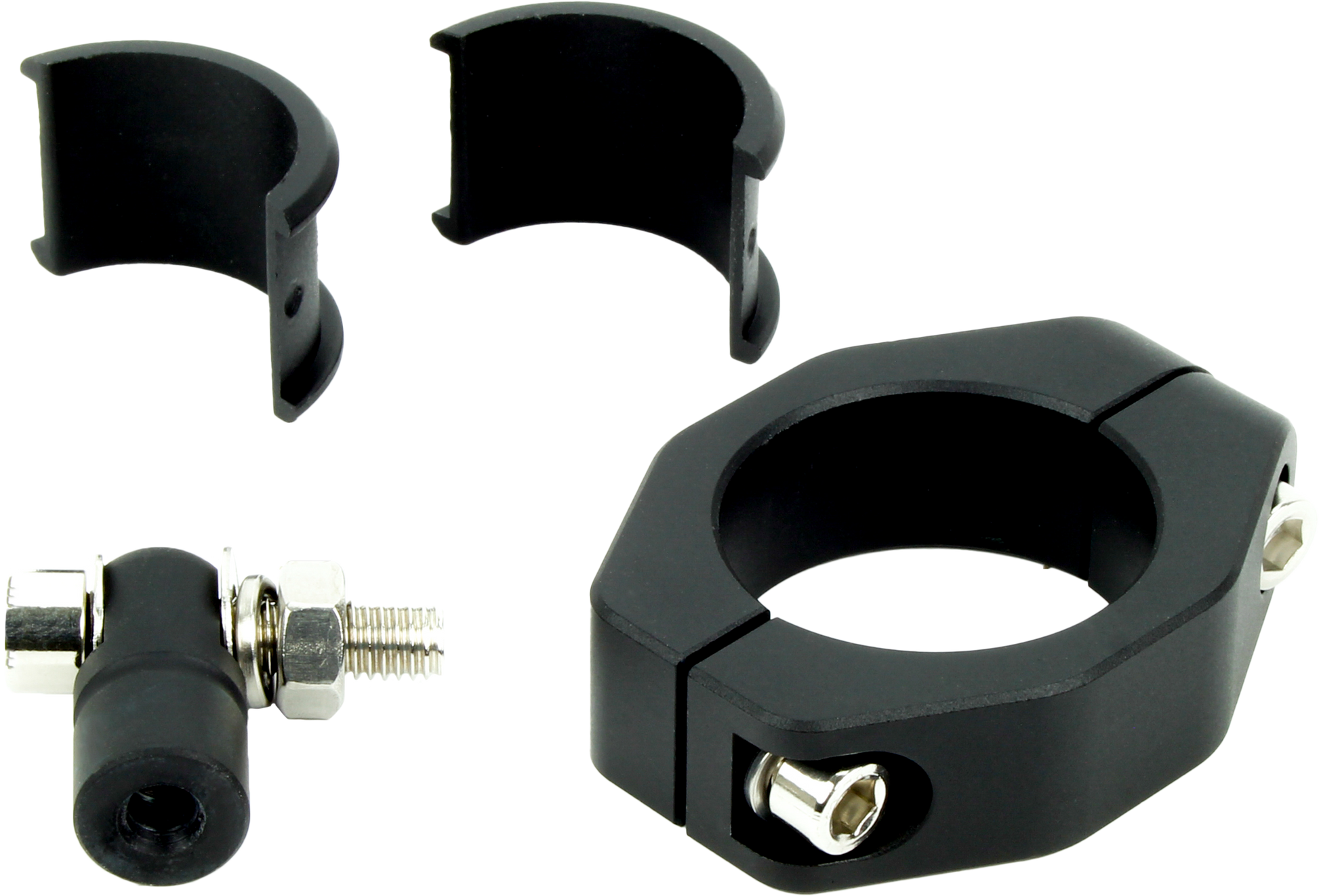 Aux Driving Lights Kit 1.25" Bar Mnt. White/Amber Pr