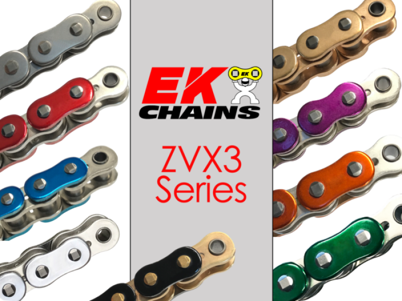Vortex Racing EK 525 ZVX3 Screw Master Link- Chrome
