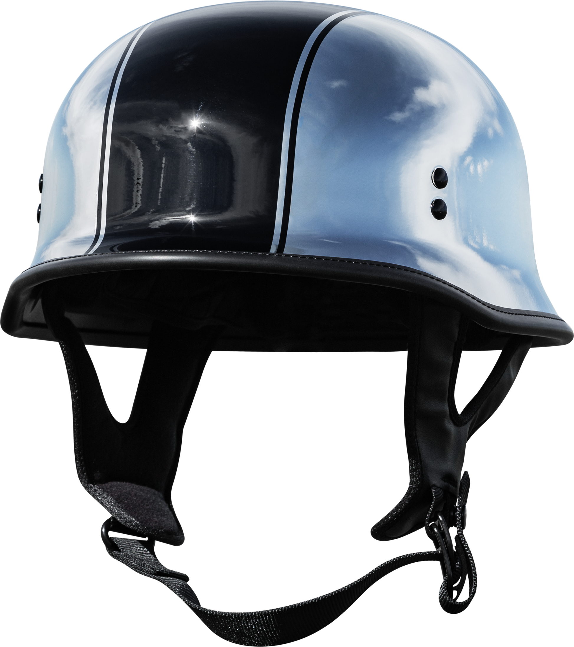 9mm German Beanie Helmet Chrome 5x