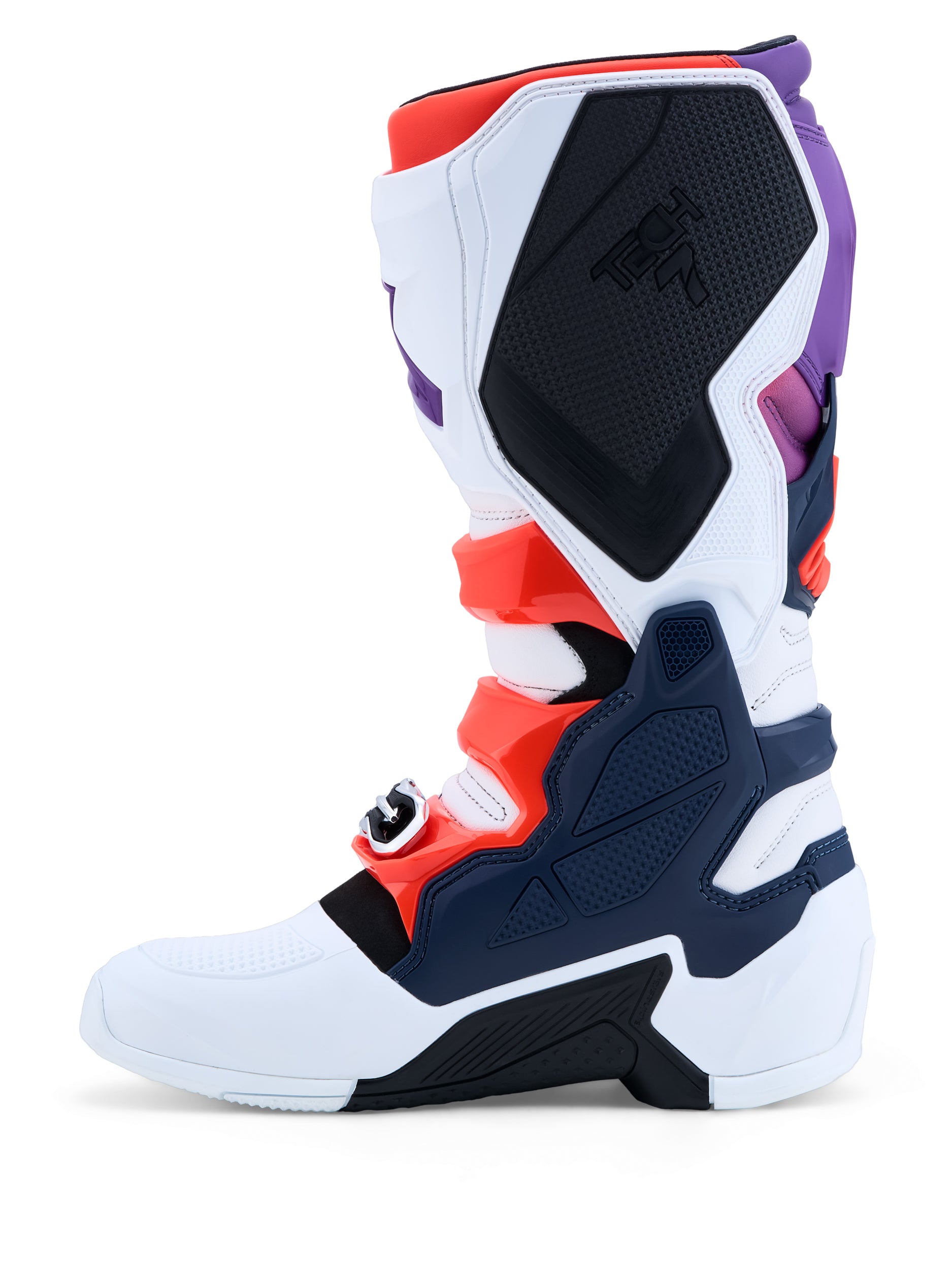 Tech 7 Boots Prpl/Wht/Dk Blue/Red Fluo 8