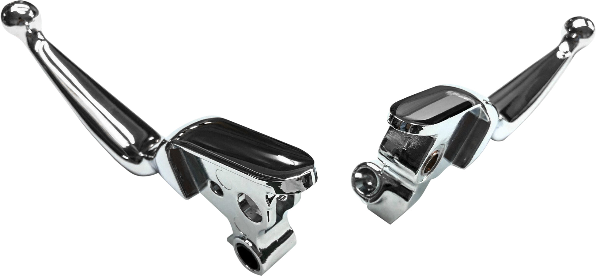 Smooth Lever Set Chrome Flt 08 13 W/Cable Clutch