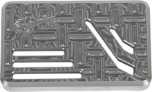H/D Billet Brake Pedal Pad Raw Flt