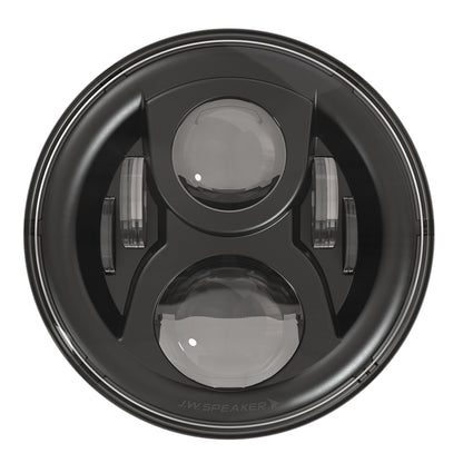 8700 Ev2 S Headlamp 7" Blk Bezel W/Mount Ring